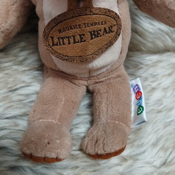 Vintage EDEN Maurice Sendak Little Bear Bean Bag 8" Stuffed Plush 2000 RARE - Picture 2 of 7